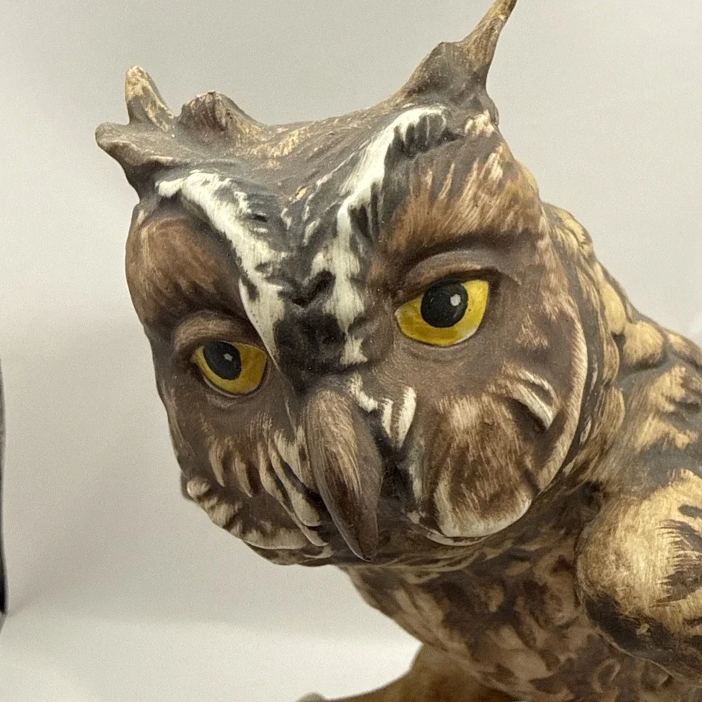 Vtg 1969 Goebel Hummel‎ W Germany Screech Owl Porcelain Bird Figurine CV99 Matte